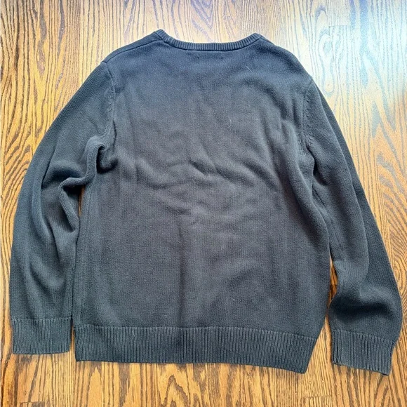 Chaps Black Crewneck Men's Sweater - Picture 3 of 3